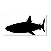 haai 2 kunstzegel rubberstempel (Afrduk)