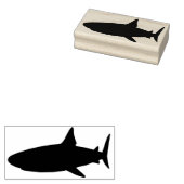 haai 2 kunstzegel rubberstempel (Gestempeld)