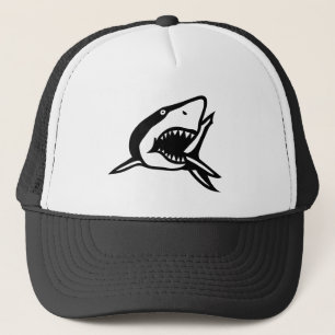 Haai aanval trucker hoed pet