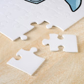 Haai als verpleegster met jas legpuzzel (Zijkant)