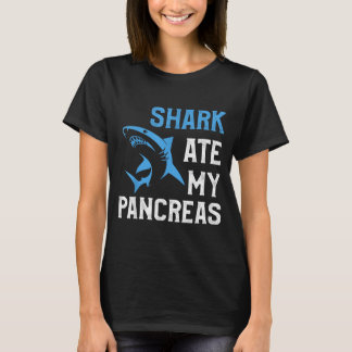 Haai At Alvleesklier Grappig T1d Diabetische Type T-shirt