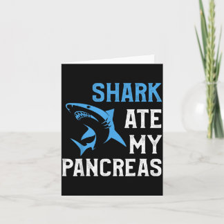 Haai At Pancreas Grappig T1d Diabetisch Type 1 Kaart
