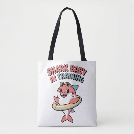 Haai Baby in Opleiding | Kinderen Tote Bag (Voorkant)