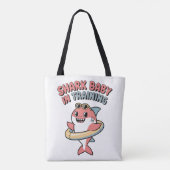 Haai Baby in Opleiding | Kinderen Tote Bag (Achterkant)