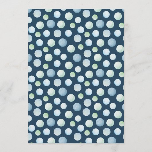 haai Baby shower tafel nummerbord Menu (Achterkant)