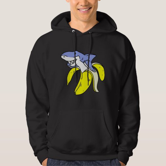 Haai Banaan Hoodie (Voorkant)