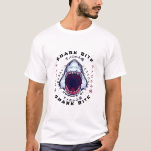 haai, beet Stijlvol modern trendy cadeau T-shirt