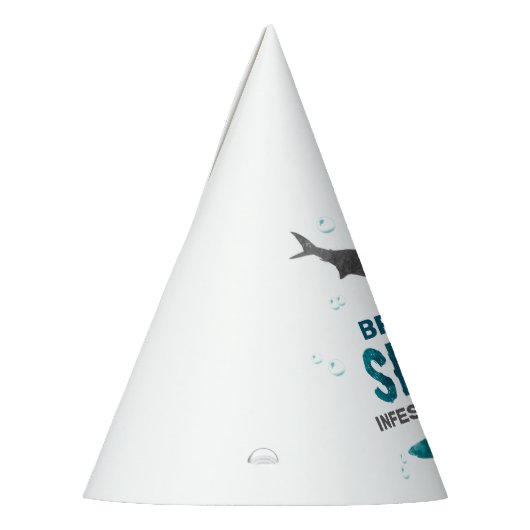 Haai besmet elke leeftijd verjaardag feesthoedjes (Links)