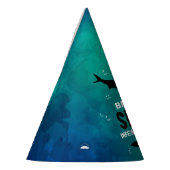 Haai besmet elke leeftijd verjaardag feesthoedjes (Links)