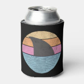 Haai bij zonsondergang blikjeskoeler (Blikje Voorkant)