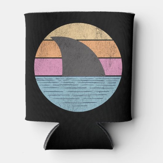 Haai bij zonsondergang blikjeskoeler (Voorkant)