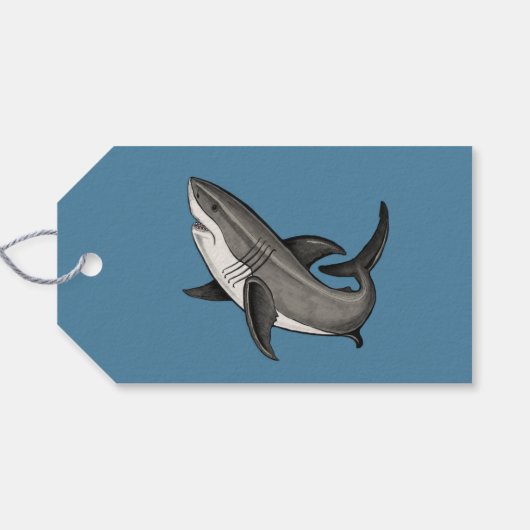 haai cadeaulabel (Achterkant Horizontaal)