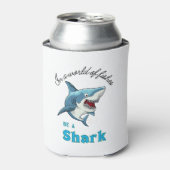 HAAI CITAAT , GRAPPIG, CARTOON STIJL BLIKJESKOELER (Blikje Voorkant)