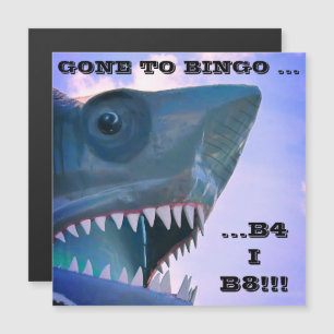 HAAI CRUISE DEURMAGNEET MAGNETISCHE UITNODIGING