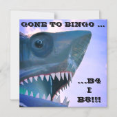 HAAI CRUISE DEURMAGNEET MAGNETISCHE UITNODIGING (Voorkant)