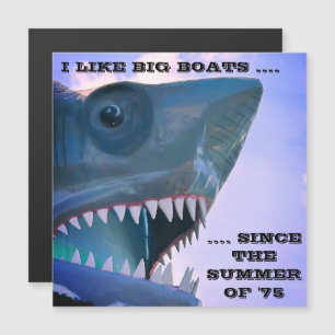 HAAI CRUISE DEURMAGNEET MAGNETISCHE UITNODIGING