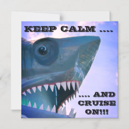 HAAI CRUISE DEURMAGNEET MAGNETISCHE UITNODIGING