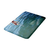 Haai die octopus wil eten, memory foam badmat (Gekanteld)