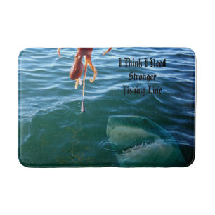 Haai die octopus wil eten, memory foam badmat