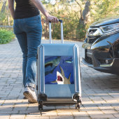 haai die tonijn aanvalt, sticker (Koffer Insitu)