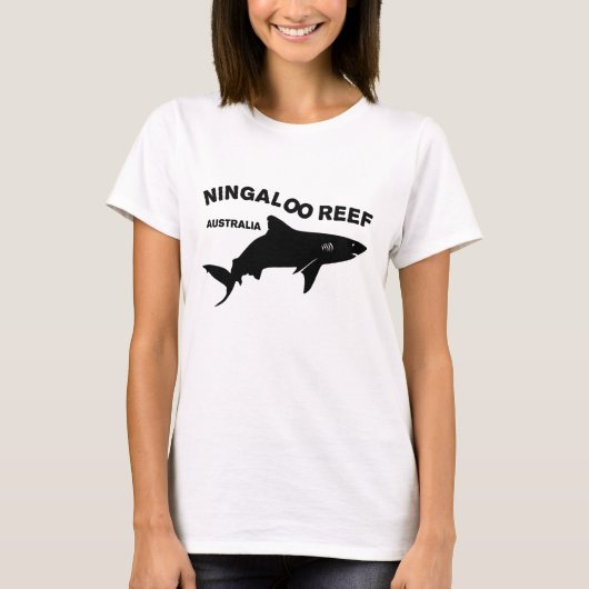 Haai duiken in Australië, Ningaloo Reef T-shirt (Voorkant)