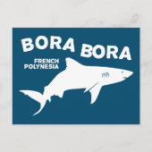 Haai duiken in Bora Bora Briefkaart (Voorkant)