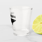 Haai duiken in Bora Bora Shot Glas (Rechts)