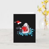 haai eet sinterklaas kerst jongens meisjes Kinder  Kaart (Gele Bloem)