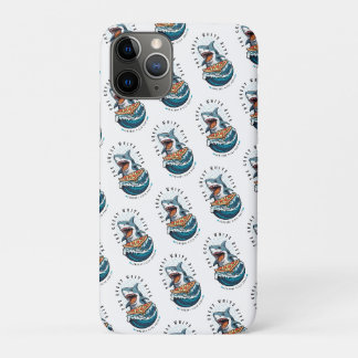 haai eten pizza | De grote witte beet Jawsome Case-Mate iPhone Case