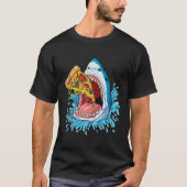 Haai eten Pizza Shirt Jawsome Mannen Food Lovers S (Voorkant)