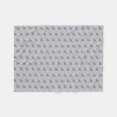 haai fleece deken (Voorkant (Horizontaal))