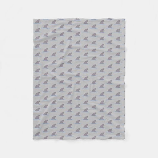 haai fleece deken (Voorkant)