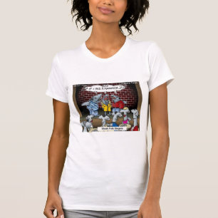 Haai Folk Zangers Grappig Rick London Dames T-shir T-shirt