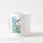 Haai golf koffiemok (Voorkant links)