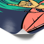 Haai golf perfect poster (Hoek)