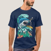 Haai golf t-shirt (Voorkant)