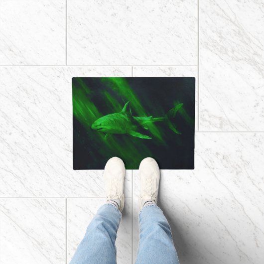 Haai Groen 18 x 24 Deurmat (Binnen)