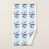 HAAI, HAAIEN, HAAIEN, STIJL BAD HANDDOEK (Handdoek)