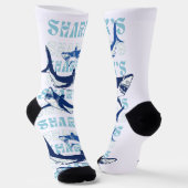 HAAI, HAAIEN, HAAIEN, STIJL SOKKEN (Gebogen)