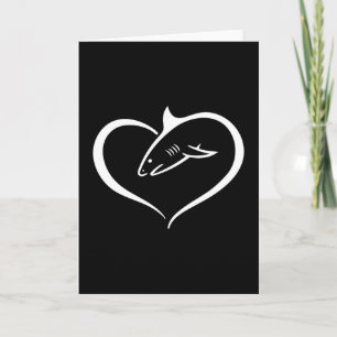 Haai Haienvin Vis Zee Oceaan Grappig Cadeau-idee Kaart