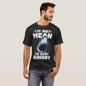 haai Humor Zee oceaan Ik bedoel niet dat ik alleen T-shirt (Voorkant volledig)