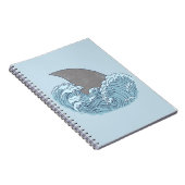Haai illustratie notitieboek (Rechterzijde)