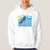 haai in de oceaan hoodie (Voorkant)