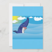 haai in de oceaan kaart (Voorkant)