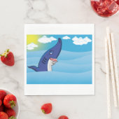 haai in de oceaan servet (Insitu)