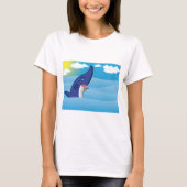haai in de oceaan t-shirt (Voorkant)