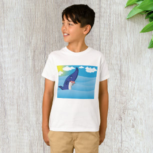 haai in de oceaan t-shirt