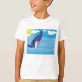 haai in de oceaan t-shirt (Voorkant)