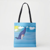 haai in de oceaan tote bag (Voorkant)