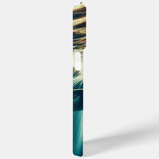 Haai in het diepblauwe zee & zonlicht Case-Mate iPhone case (Achterkant / Rechts)